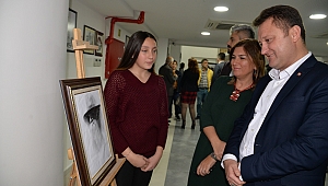 Menemen Belediyesi kursiyerlerinden sergi