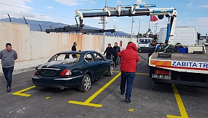 Büyükşehir hurda araçlar için otopark kurdu