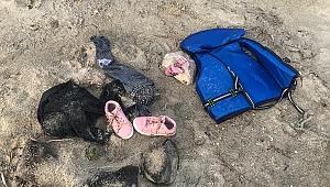 Çeşme'deki göçmen faciasından geriye bu görüntüler kaldı