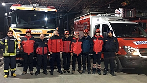 Depremin ardından İzmir İtfaiyesi Manisa’da