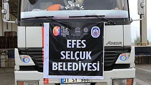 Efes Selçuk'tan yola çıkan yardımlar yerine ulaştı