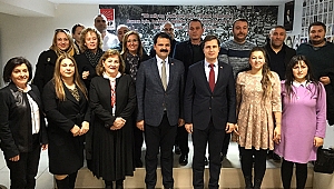 İlçe Ziyaretlerinde Yücel'den birlik ve saha mesajları