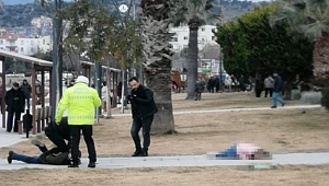 İzmir'de dehşet! Eşini silahla vurdu, başında bekledi