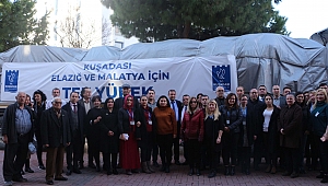 Kuşadası depremzedeler için tek yürek oldu