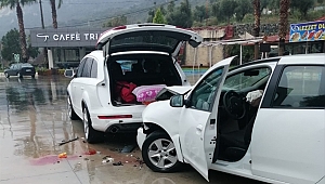 Akaryakıt istasyonunda kaza anı!