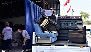 Bornova Belediyesi’nden eski ev eşyalarına ikinci hayat