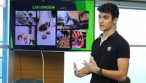 Çevreci öğrenciler Sandal'a projelerini anlattı