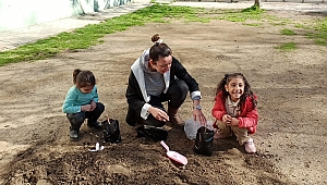 Efes Selçuk çocukları yerli tohumla tanışıyor