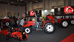 Erkunt Traktör’e fuarda Egeli ilgisi