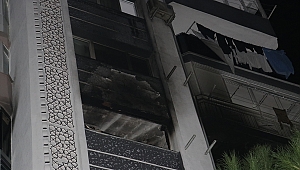 Karabağlar’da bir evde yangın çıktı