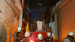 Konak’ta korkutan yangın