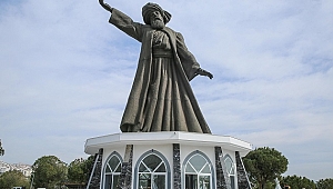 Mevlana heykeli üretici pazarıyla kapılarını açmaya hazırlanıyor