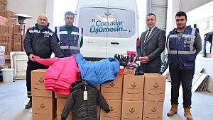 Torbalı'dan Elazığ’a yardım eli; 'Çocuklar üşümesin’ diye!