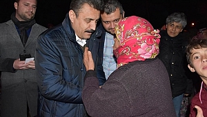 Başkan Kırgöz’den Gece Ziyareti