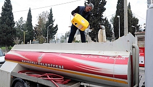 Bayraklı’da sokaklar dezenfekte edildi