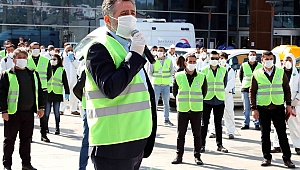 Bayraklı'dan dev koronavirüs ekibi