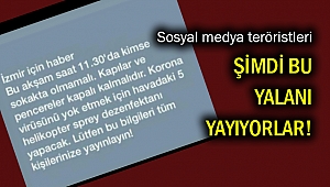 Bu gece saat 11.30'da havadan ilaçlama yalanı!