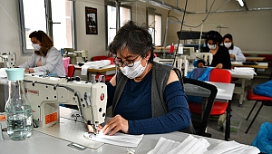 Büyükşehir maske üretmeye başladı