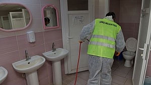 Çiğli Belediyesi’nden virüslere karşı dezenfekte önlemi