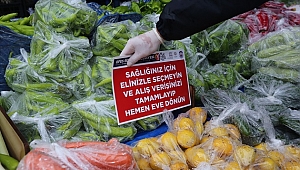 Efes Selçuk halk pazarında sıkı önlemler