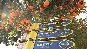 Efes Selçuk'ta yön tabelaları yenilendi!