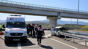 İzmir İstanbul Otoyolunda feci kaza