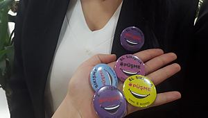 Konak Meclisinde virüse karşı rozetli önlem