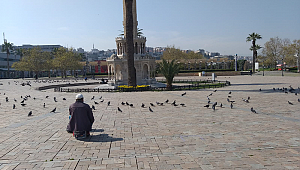 Koronavirüs dinlemediler ekmek parası için yem satmaya geldiler!
