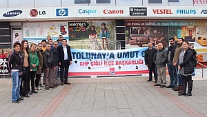 Tolunay’a bir umut da Çiğli CHP’den