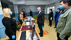 Tunç Soyer’den çalışanlara moral ziyareti