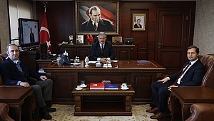 Yücel’den Vali Ayyıldız’a korona ziyareti