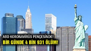 ABD'de şok rakam.... Bir günde 4 bin 931 ölüm!