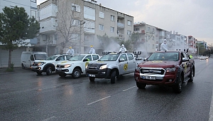 Buca’nın tamamı karış karış dezenfekte edildi