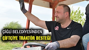 Çiğli'de Çiftçilerin Tarlasını Belediye Sürüyor
