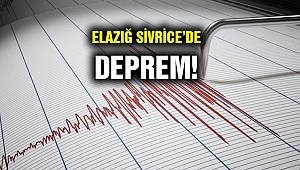 Elazığ'da deprem!