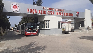 Foça Açık Ceza'dan 1247 kişi tahliye oldu