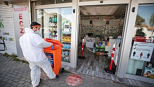 İzmir’de atık maske ve eldivenler için önlem