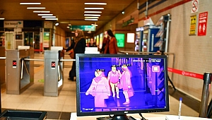 İzmir’de ilk termal kamera sistemi Konak metro istasyonunda