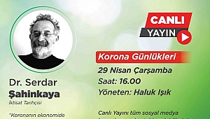 “Korona Günlükleri” Mustafa Kemal Erdemol ile Serdar Şahinkaya’yı ağırlıyor