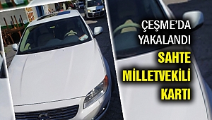 'Sahte milletvekili kartı' ile İzmir'de yakayı ele verdi!