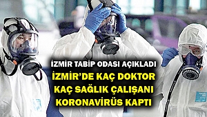 Tabip Odası açıkladı: İzmir'de korona tedavisi gören sağlık çalışanı sayıları