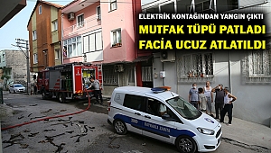 Bayraklı'da korkutan yangın!