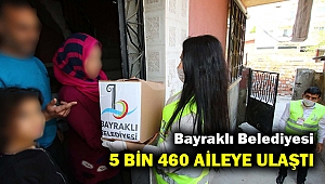 Bayraklı'dan 5 bin 460 haneye gıda desteği