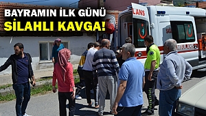 Bayram günü silahlı kavga... 3 yaralı...