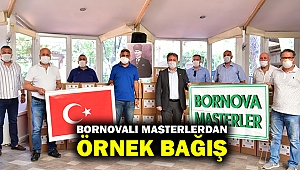 Bornovalı masterlerdan örnek bağış
