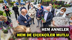 Büyükşehir annelere sardunya dağıtıyor
