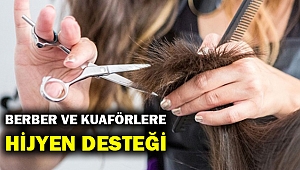 Büyükşehir berber ve kuaförlere hijyen desteği verecek