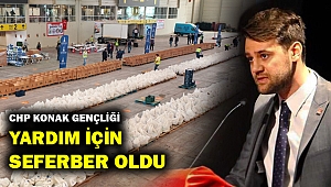 CHP Konak'ta gençler yardım için seferber oldu