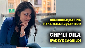 CHP'li Dila ifade için emniyettie! Cumhurbaşkanına hakaretle suçlanıyor...