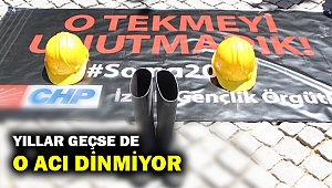 CHP'NİN GENÇLERİ SOMA FACİASINI UNUTMADI